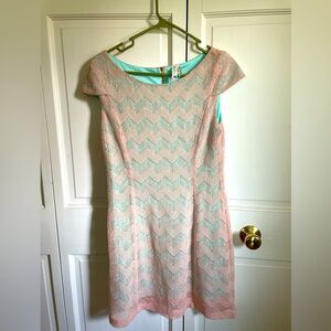 Pink Owl Crochet Lace Dress size L